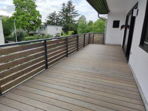 Balkon nach Fertigstellung.